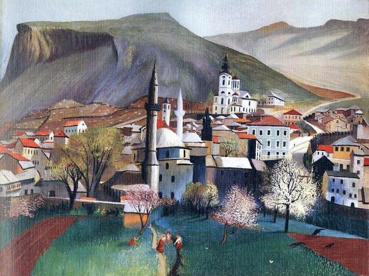 Tivadar Kosztka Csontvary Springtime in Mostar